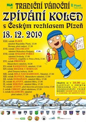 Zpívání koled s ČRo Plzeň