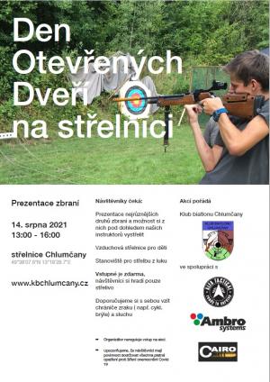 Den otevřených dveří - střelnice Chlumčany 14.8.2021