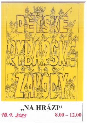 dětské rybářské závody 18.9.2021