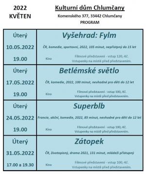 Kulturní dům - květen 2022