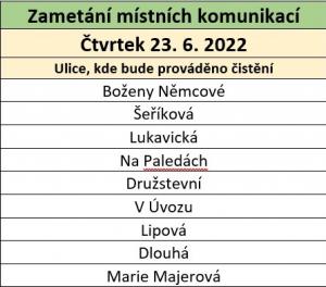 čištění komunikací