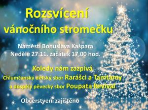 Rozsvícení vánočního stromu