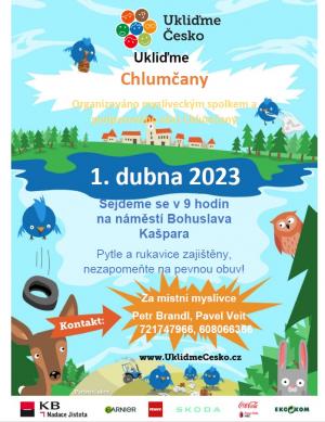 Ukliďme Česko - Chlumčany 1.4.2023
