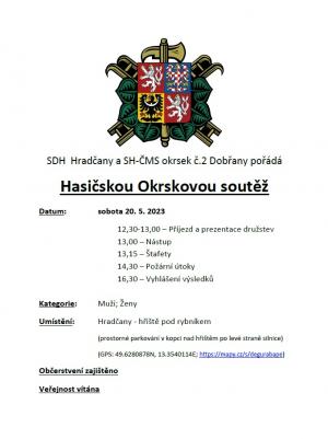 Hasičská okrsková soutěž 20.5.