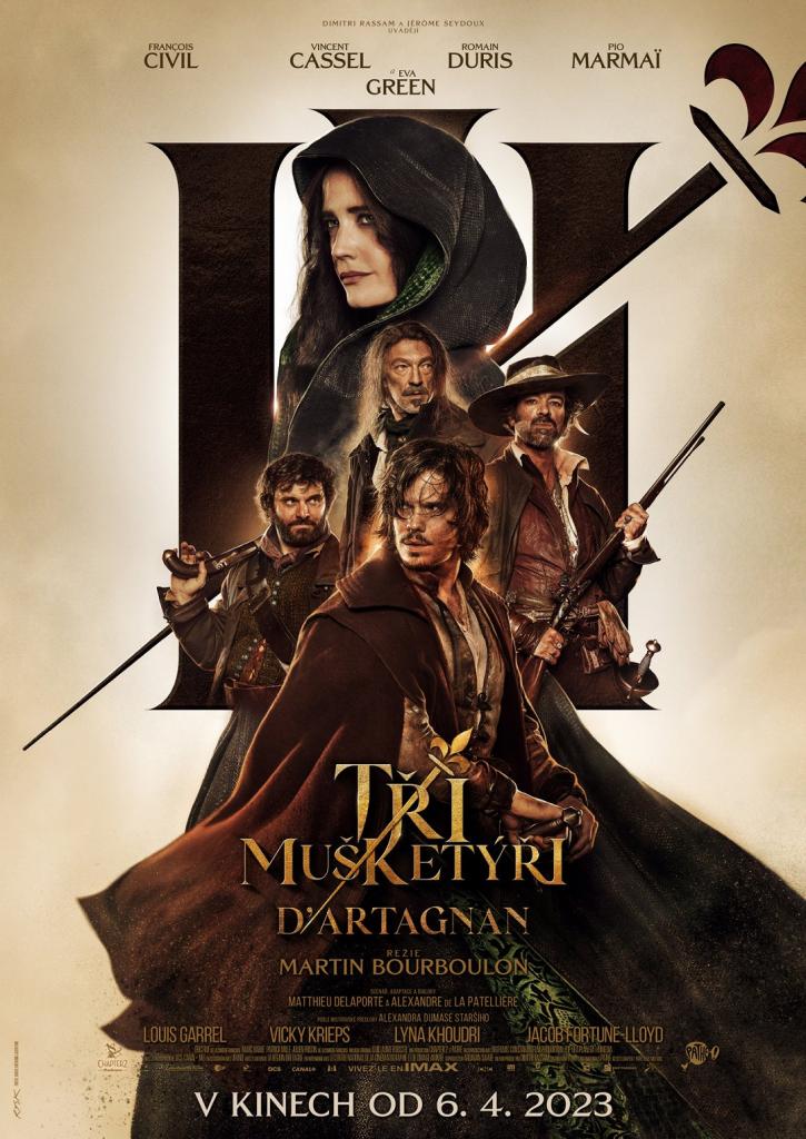 Tři mušketýři: D'Artagnan - kino Chlumčany