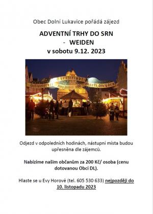 Adventní trhy - Weiden